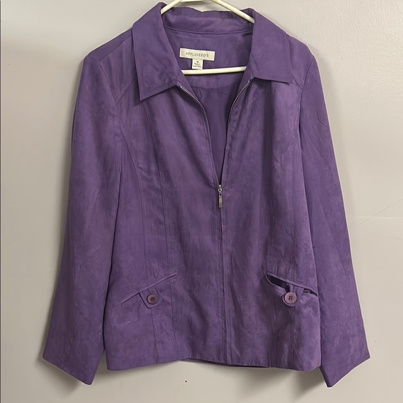 Appleseed's Jackets & Blazers - Purple Women's Jacket by Appleseed's